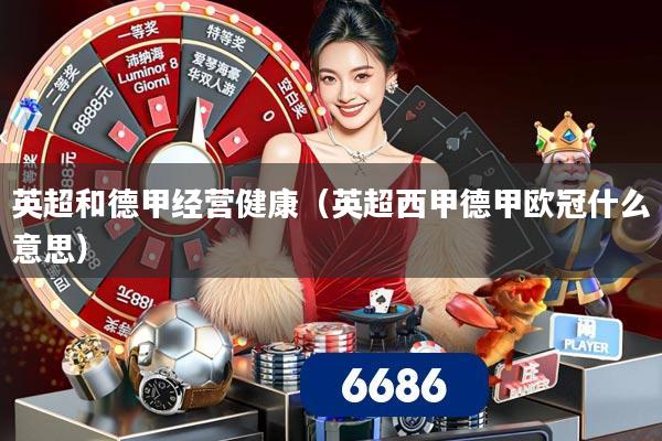 英超和德甲经营健康（英超西甲德甲欧冠什么意思）